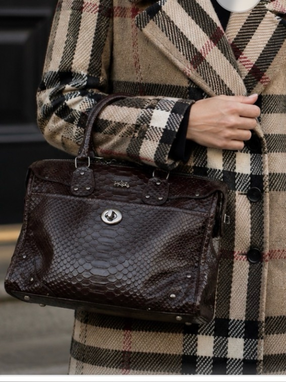 Coach Python Rhyder Bag in Oxblood